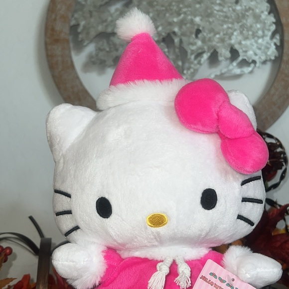 💖Sanrio Hello Kitty Loves Pink💕 Christmas 10" Stuffed Plush - Picture 2 of 6